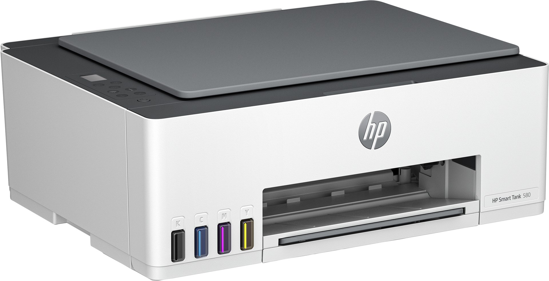 MULTIFUNZIONE WIRELESS TANK HP SMART TANK 580, FUNZIONI 3 IN 1, 12PPM IN BLACK E 5PPM A COLORI, RISOLUZIONE 4800X1200 DPI, KIT GT52